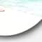 Designart - Coastal Chair Relax Beach II - Nautical & Coastal Metal Circle Wall Art